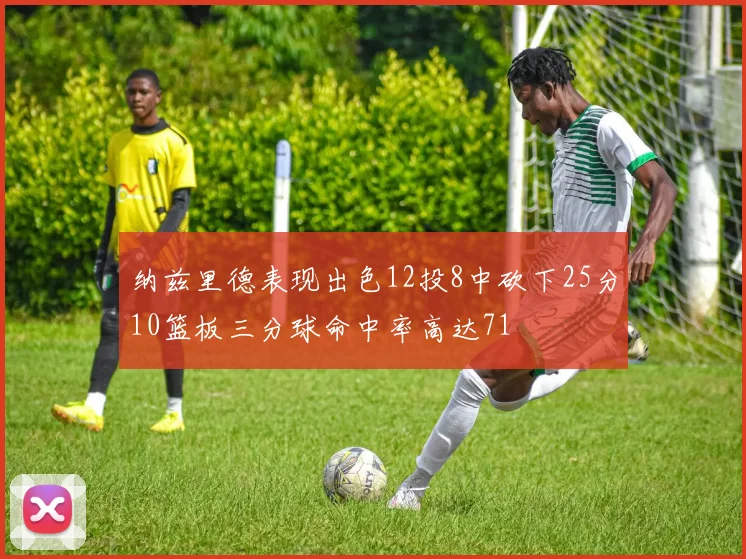 纳兹里德表现出色12投8中砍下25分10篮板三分球命中率高达71